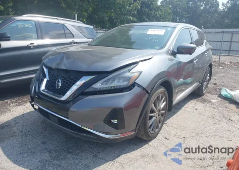 2021 Nissan Murano Sv Fwd из США, поврежденный, VIN 5N1AZ2BJ3MC114036